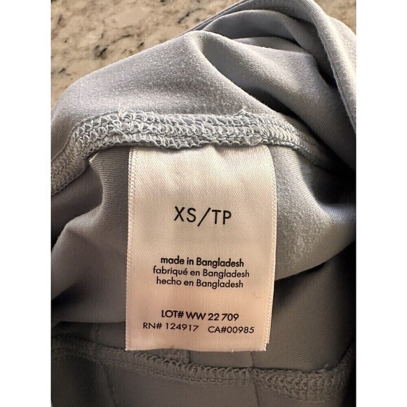 WeWoreWhat Lace Up Biker Short Solid Dusty Blue Size XSmall NWT - Picture 10 of 11